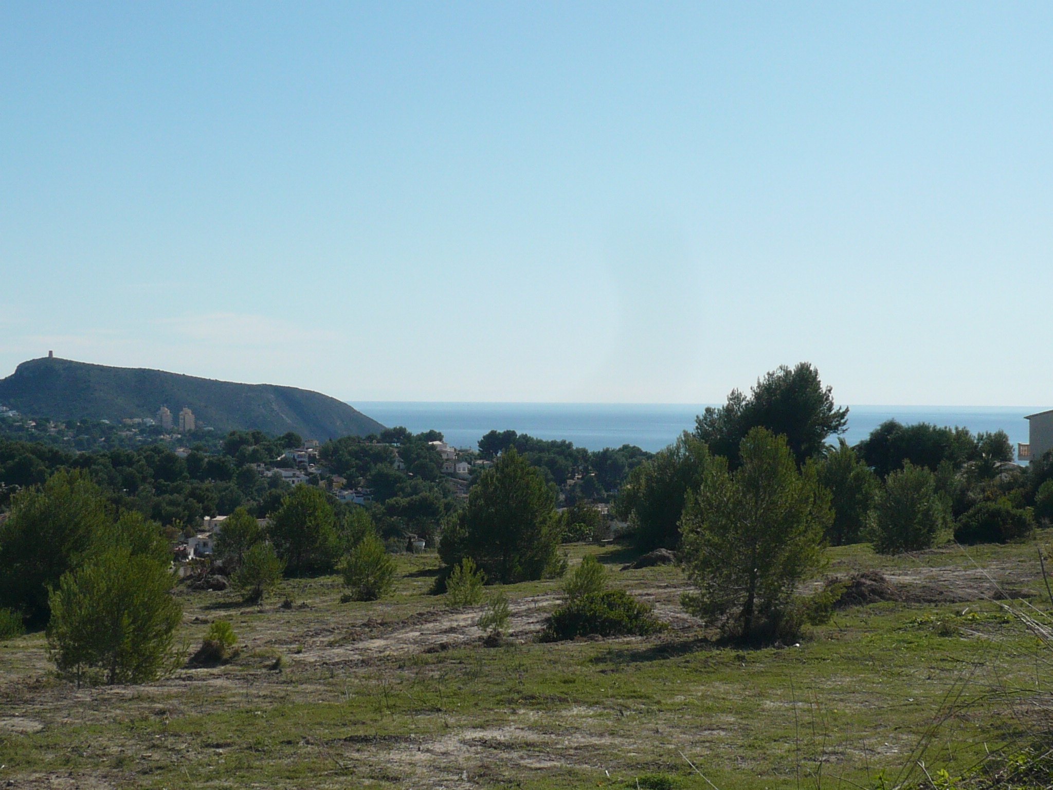 Parcelas con vistas al mar en Moraira