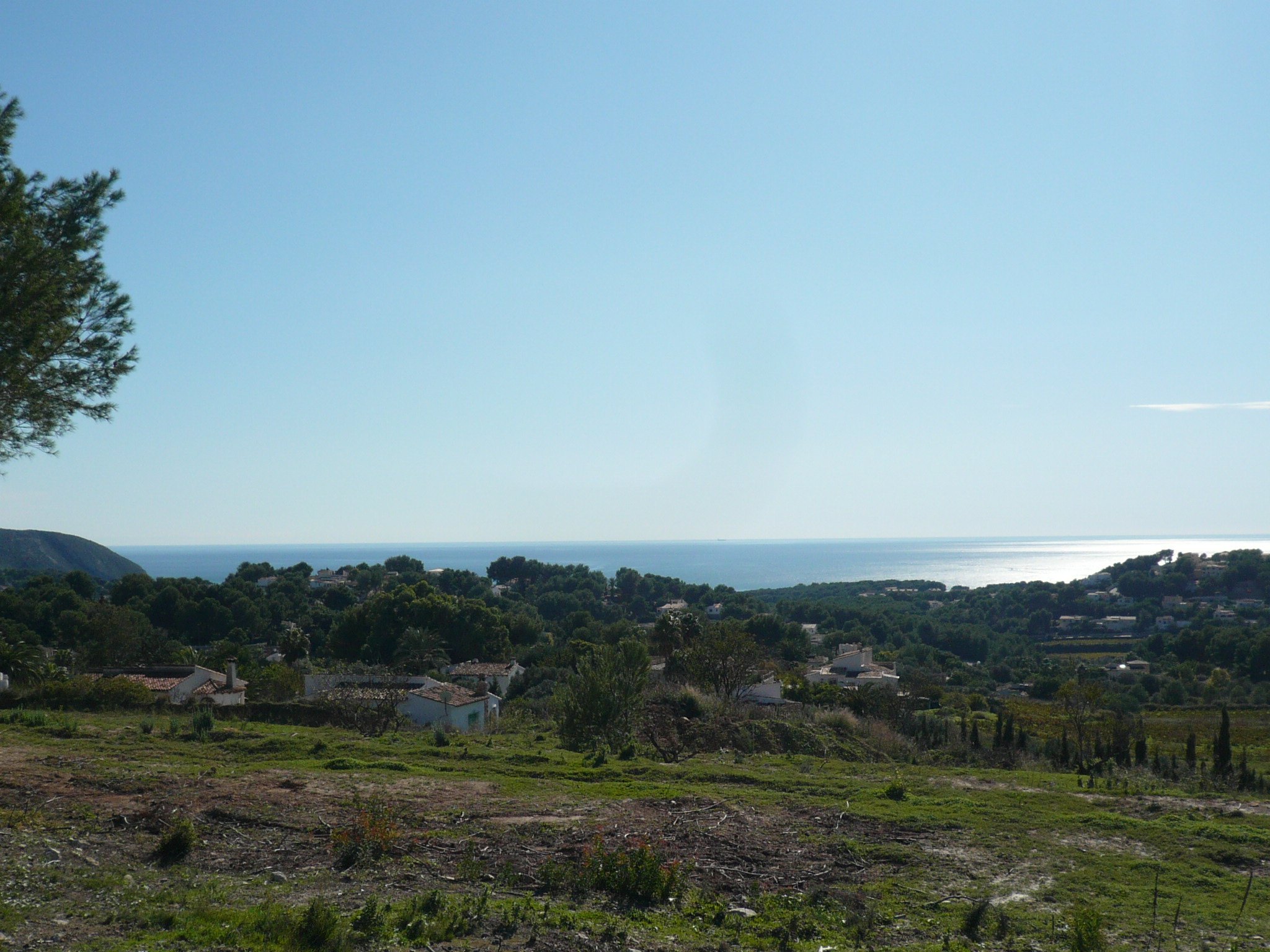 Parcelas con vistas al mar en Moraira